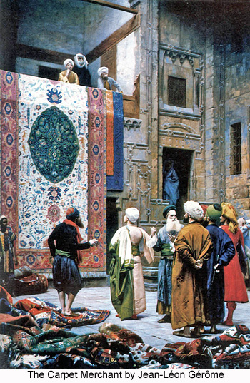 The Carpet Merchant by Jean-Leon Gerome