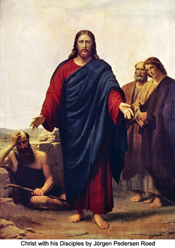 Christ with his Disciples by Jørgen Pedersen Roed
