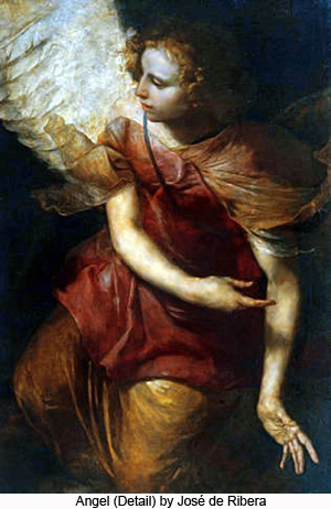 Angel (detail) by Jose de Ribera