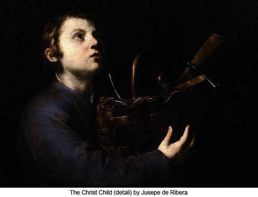 The Christ Child (detail) by Jose de Ribera