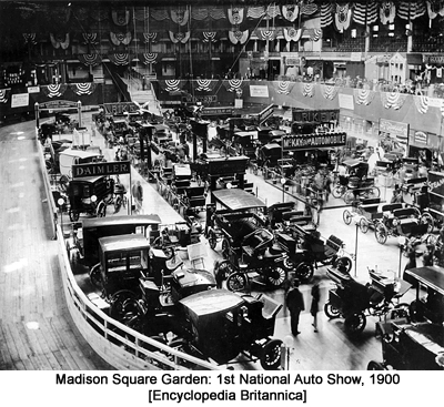Madison Square Garden: 1st National Auto Show, 1900