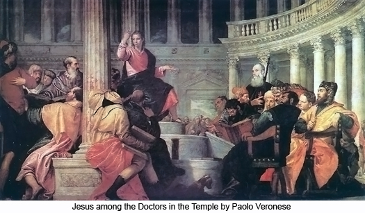 Jesus Among the Doctors in the Temple by Paolo Veronese