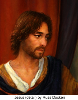 Jesus (detail) by Russ Docken