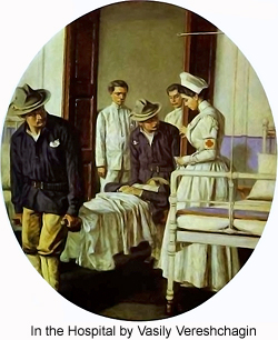 In the Hospital by Vasily Vereschagin