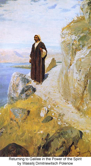 Returning to Galilee in the Power of the Spirit by Wassilij Dimitriewitsch Polenow
