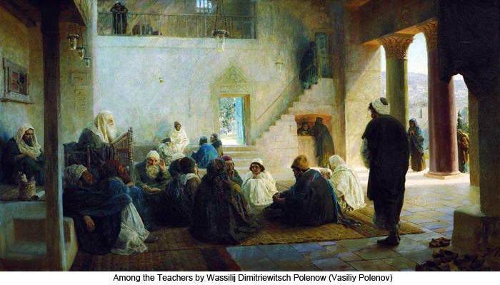 Among the Teachers by Wassilij Dimitriewitsch Polenow (Vasiliy Polenov)