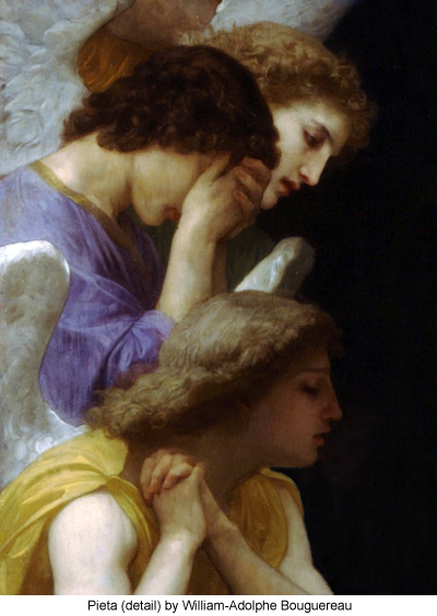 Pieta (detail) by William-Adolphe Bouguereau