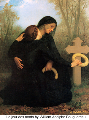 Le Jour Des Morts by William Adolphe Bouguereau