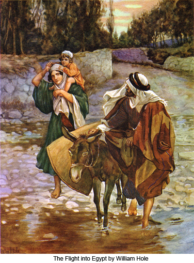 The Flight Into Egypt by William Hole