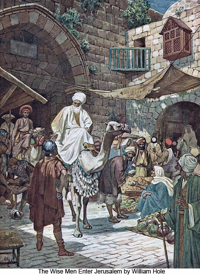The Wise Men Enter Jerusalem by William Hole