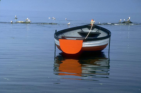 Solitary boat