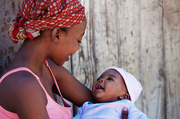 Woman and child - Botswana